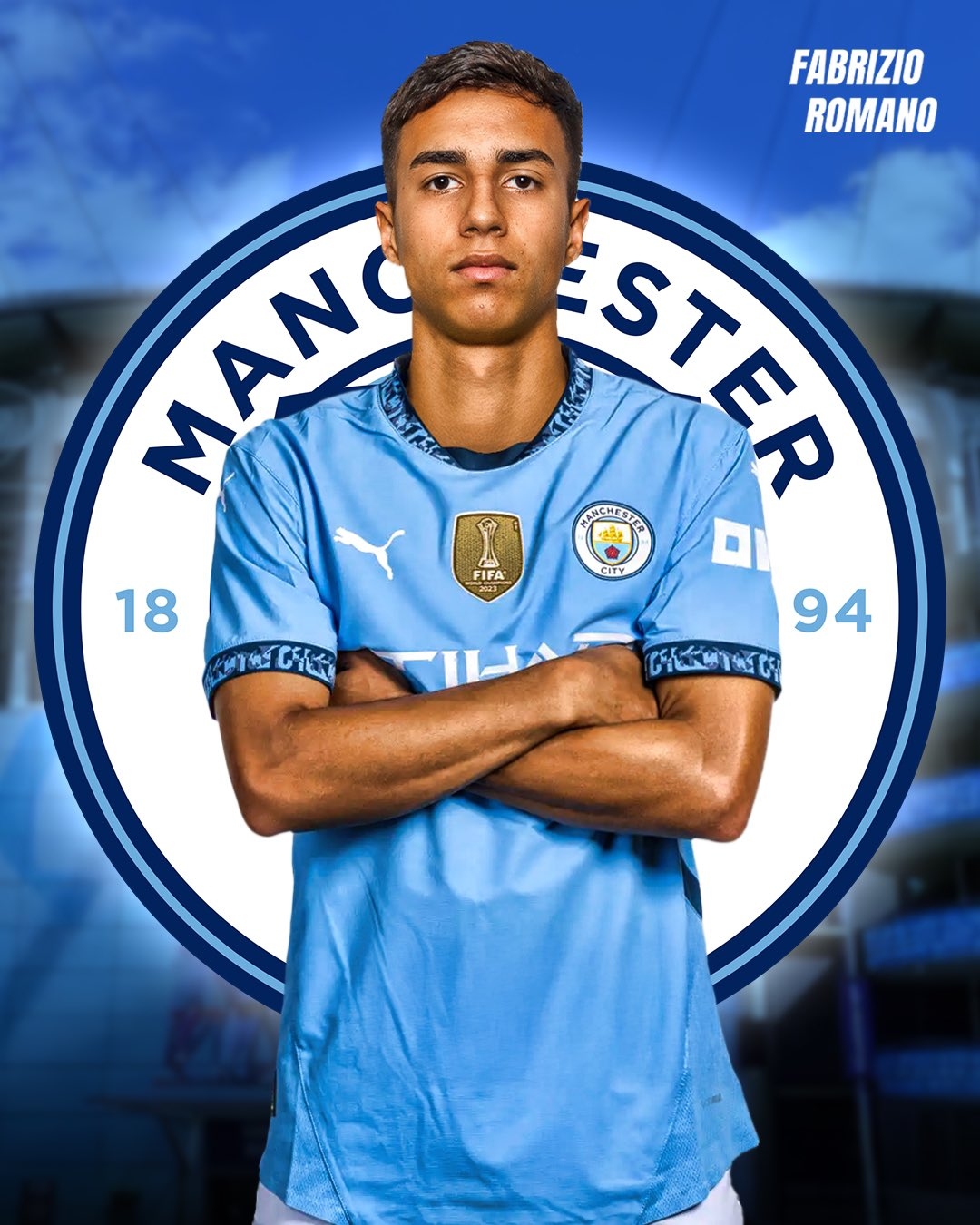 DB电子官网天空：曼城签雷斯达原则性协议，转会费2940万镑没有奖金